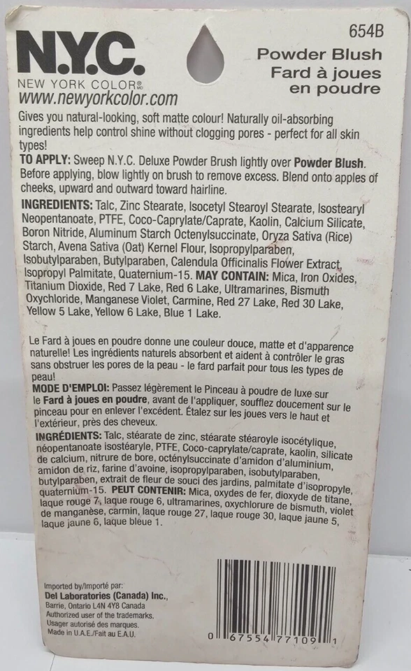 NYC Powder Blush - #654b Outside Cafe - Image 3 of 3