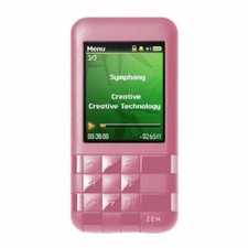 Creative Zen Mozaic Ez300 Pink 2gb Mp3 Player Fm Radio Voice Recorder Speaker Vg