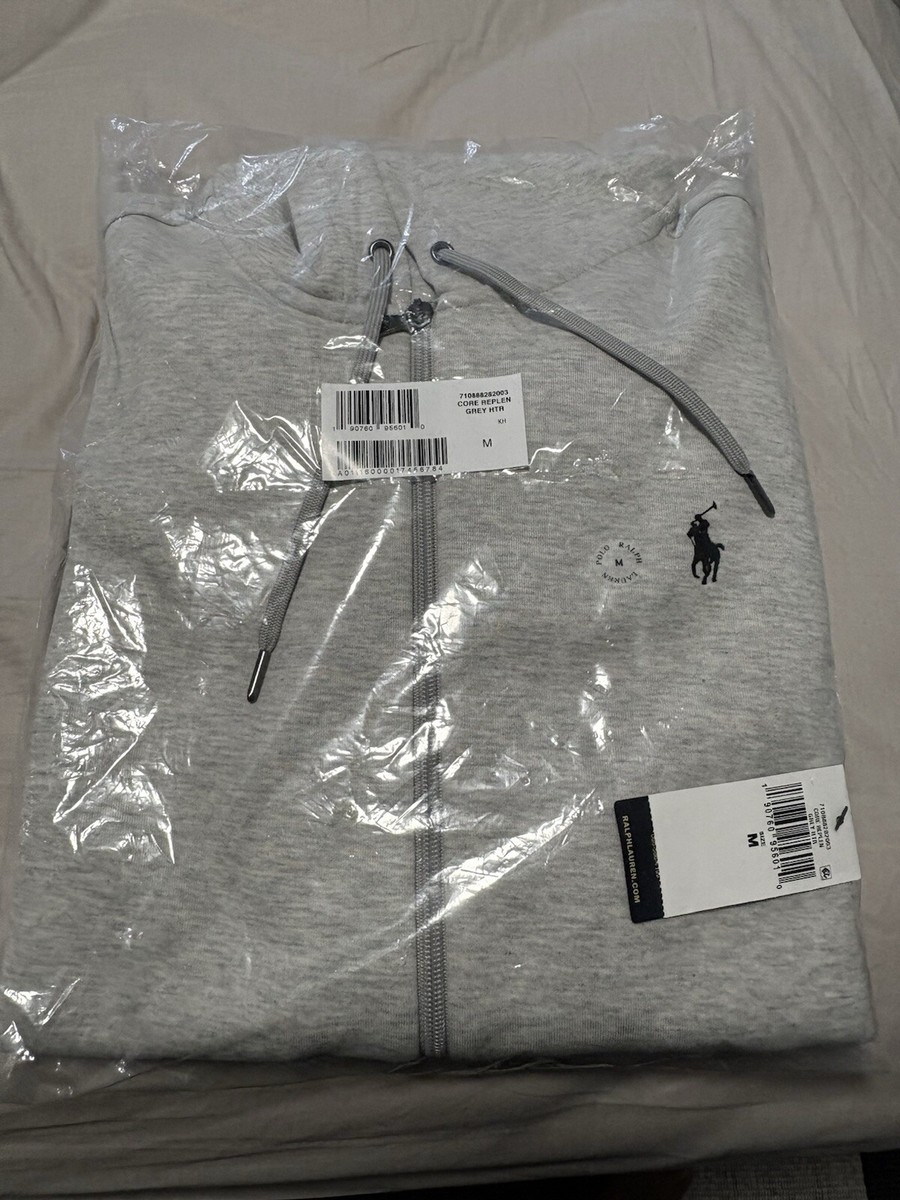 Polo Ralph Lauren Men's Double Knit Tech Fleece Zip Hoodie Heather