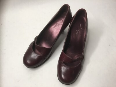 #ad #ad Clarks Indigo Women’s  Shoes Pumps Heels Leather Size 7 1 2 M Burgundy. $34.36