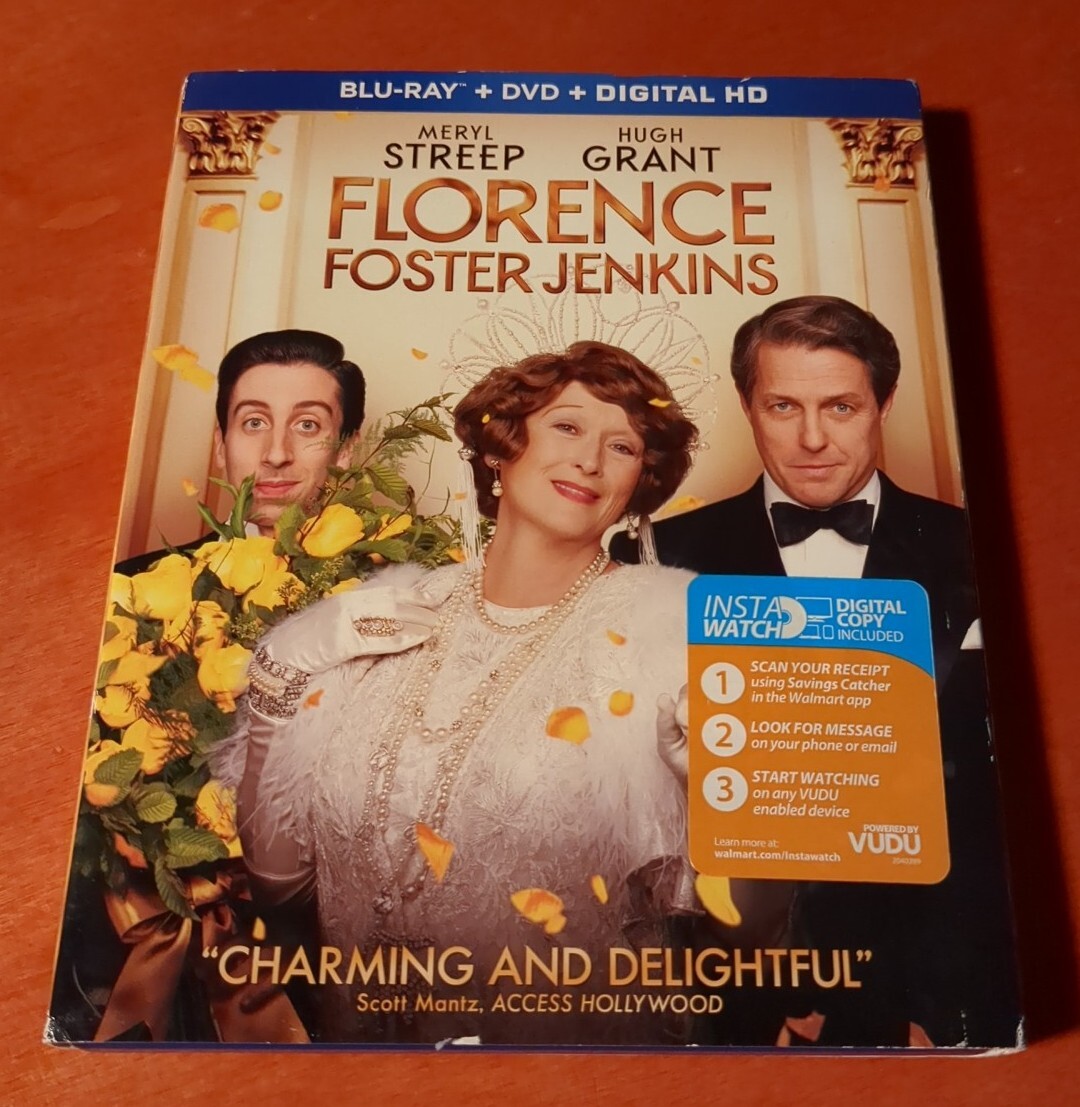 Florence Foster Jenkins blu-ray Meryl Streep Hugh Grant Stephen
