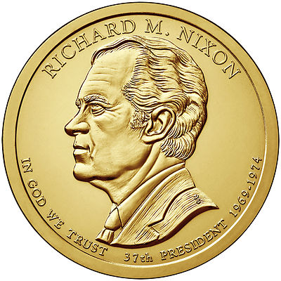 2016 Richard M Nixon P&D  Ready to Ship Presidental Dollars