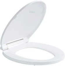 Round Toilet Seats with Lid Slow Close Seat and Cover Including Two Sets of Part