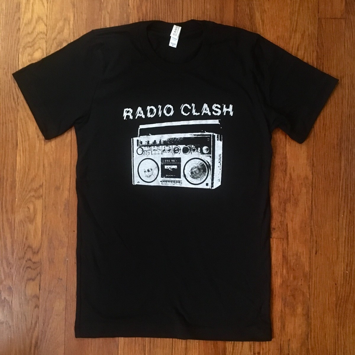 Radio Clash Boombox Retro Punk Band T-Shirt Unisex Men's
