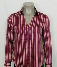 Express Original Fit Portofino Shirt in Purple Stripe, New With Tags!!!