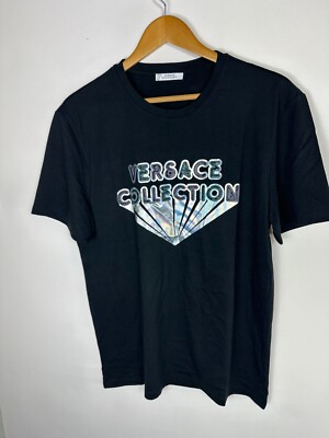 Authentic Ex Sample Piece Versace Collection Crew Neck T-Shirt - L