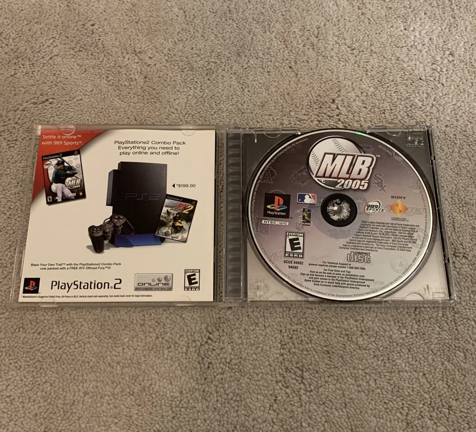MLB 2005 (Sony, Playstation 1) CIB *Tested Working* - Image 3 of 4