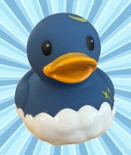3 INFANTINO NIGHT CLOUD DUCK Rubber Duck Style Collectible, Bath Toy, Jeep Duck