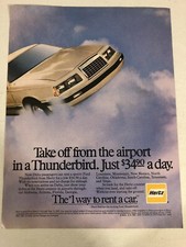 1985 Hertz Rent A Car Vintage Print Ad Advertisement pa14