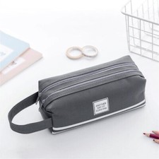 Multipurpose Pen Case Large Capacity Pencil Bag Double Layered Pen Pouches