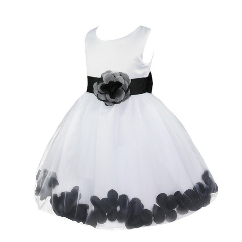 Kids Flower Girls Dress Bowknot Wedding Baptism Christening Tutu Dresses Gown - Picture 53 of 132