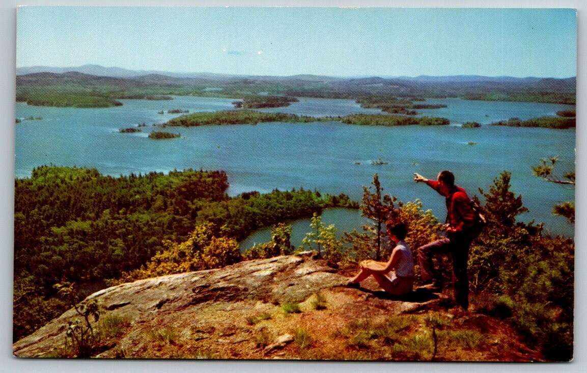 Squaim Squam Lake New Hampshire Rattlesnake Mountain Postcard | eBay