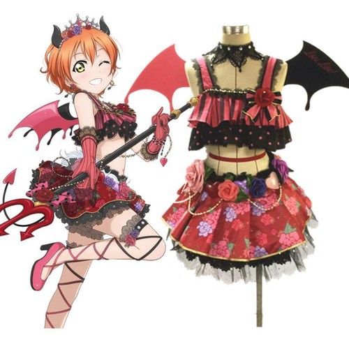 LoveLive love live cosplay costume wig Lolita Devil Demon Devil Gothic - Picture 20 of 20