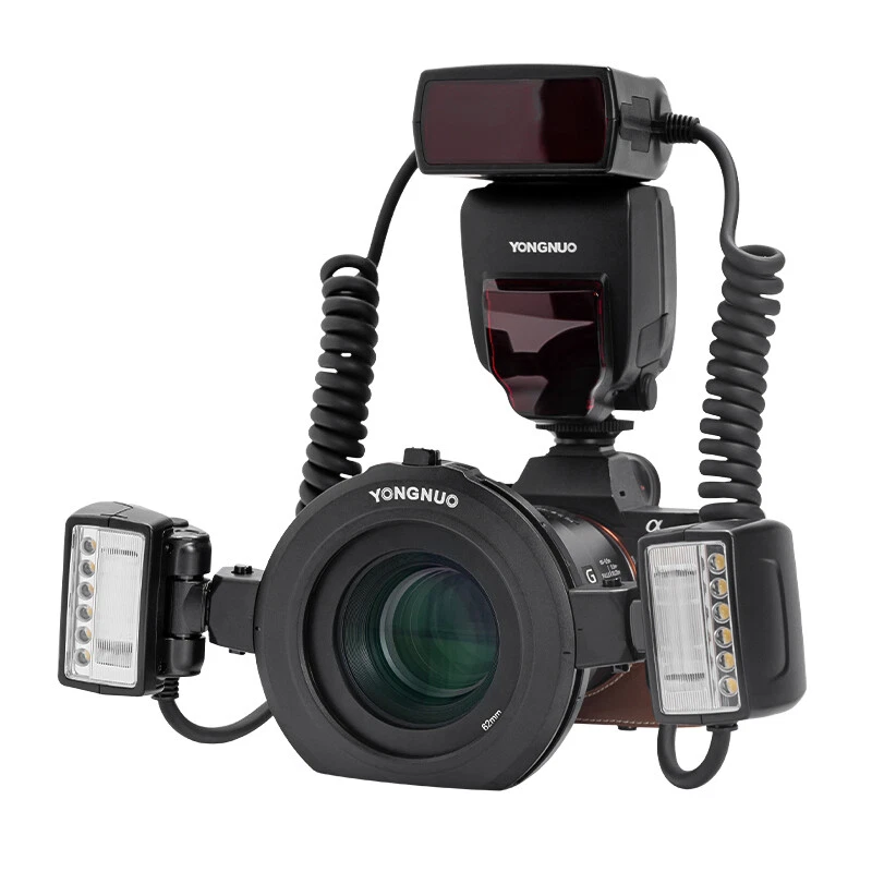YONGNUO YN24EX E-TTL Twin Lite Macro Flash Speedlite for Sony Camera Flash Head - Image 2 of 4