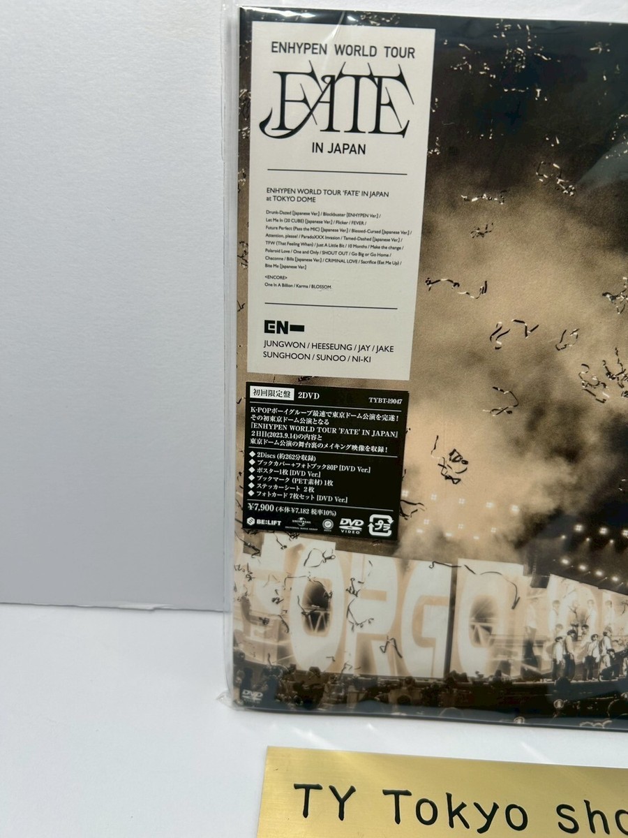 ENHYPEN WORLD TOUR 'FATE' IN JAPAN Limited Edition 2DVD