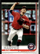 2019 Topps Update Ryne Harper Minnesota Twins RC #US226  5 Card Lot