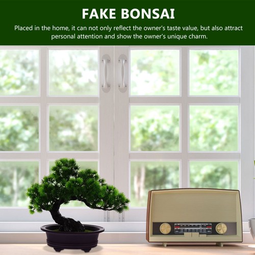 Outdoor Fake Tree Green Plant Welcoming Pine Ornaments Decor Artificial Potted - Picture 4 of 11