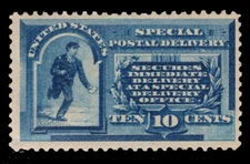 MOMEN: US STAMPS #E1 SPECIAL DELIVERY MINT OG LH PFC #246419 LOT #83965*