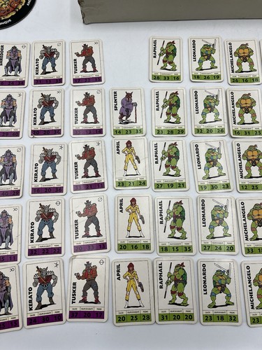 Teenage Mutant Ninja Tortugas MB Juegos Vintage Año 1990 Mirage Studios Pizza - Imagen 7 de 22
