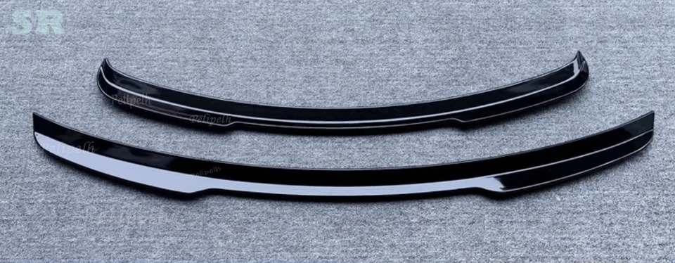 Glossy Black Rear Roof+Middle Spoiler Trunk Wing Fits Audi Q8 SQ8 2019-2024-2026 - Изображение 2 из 4