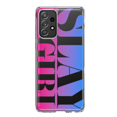 For Samsung Galaxy A52 Shockproof Case Pink Funny Quote Slay