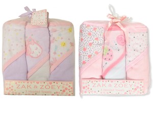 zak and zoey hooded towels