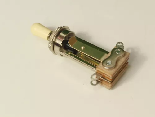 Switchcraft 3 Way Long Toggle Switch with Cream Tip For Gibson Les Paul