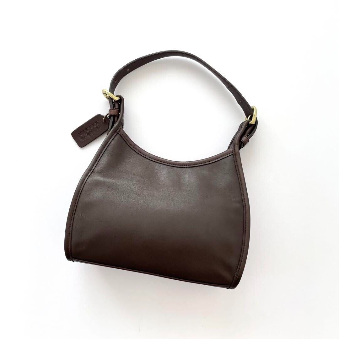 OLD COACH Soho shoulder bag small satchel Handbag Dark Brown OLD COACH Soho shoulder bag small satchel Handbag Dark Brown