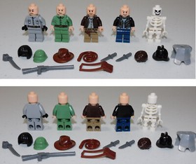 100% 2008 LEGO #7627 Indiana Jones Set TEMPLE OF THE CRYSTAL SKULL Mutt Minifig+