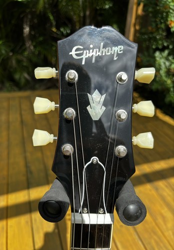 Epiphone Inspired By Gibson ES-335 Semi Hollow Body Electric Guitar Ice Tea - Picture 8 of 18