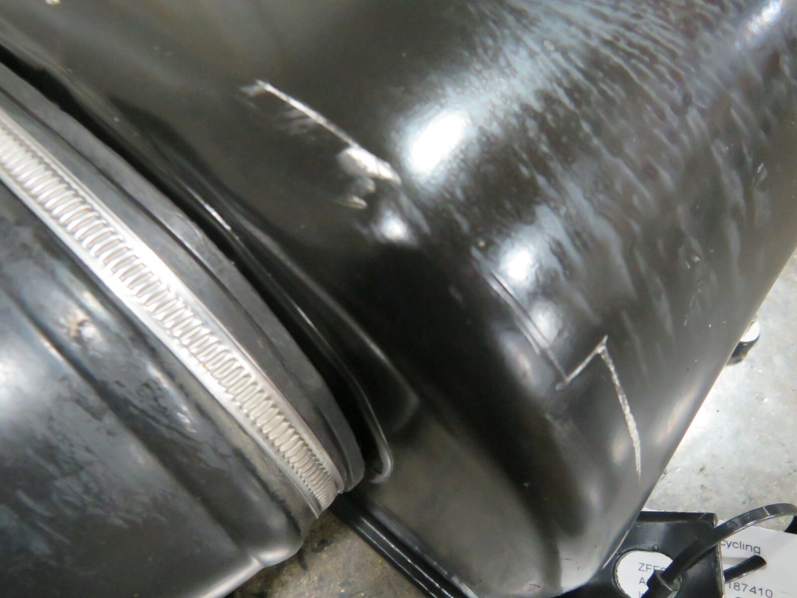 Ferrari 458 Italia, Spider, Lower Air Cleaner Box, Used, Damaged, P/N 252748