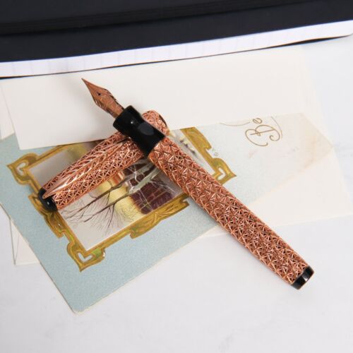 Pineider Psycho 18k Solid Rose Gold Fountain Pen - LE 1/1! - Picture 1 of 14