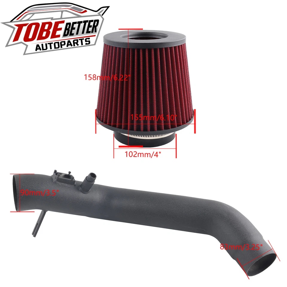 Cold Air Intake For BMW 335i 435i F30 F31 M135i M235i F20 F22 3.0L L6 2012-2015 Foto 2 de 4