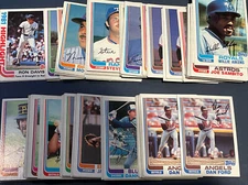 1982 Topps Baseball Cards U Pick Cards Complete Your Set #'s 1-200