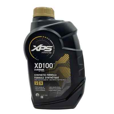 BRP 779710 XPS Marine XD100 Synthetic 2-Stroke Engine Oil - 1 Quart