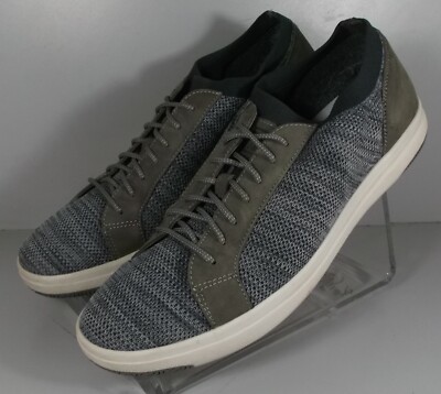 Johnston & Murphy Gray Leather Men\'s Shoes, Size 12 Johnston & Murphy XC4 H2 Sport Hybrid White Knit Gray  main image 3