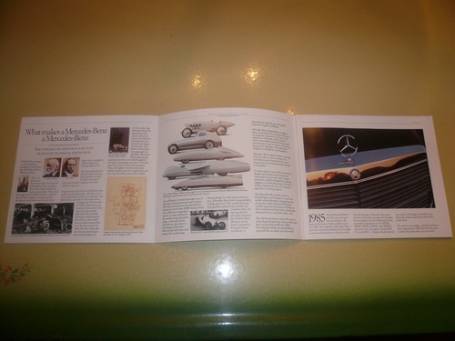 1985 Mercedes - Benz Sales Brochure - Vintage - Picture 2 of 7