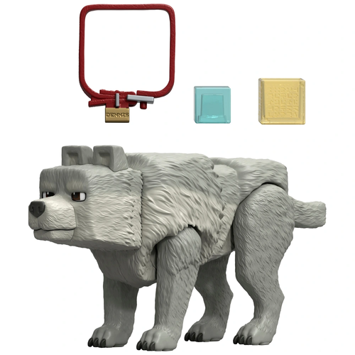 Minecraft Movie Dennis der Wolf Actionfigur - Brandneu - Bild 2 von 2