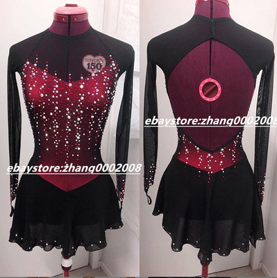 Stoned Competition Ice Figure Skating Dress/Baton Dance Twirling Tap Costume  