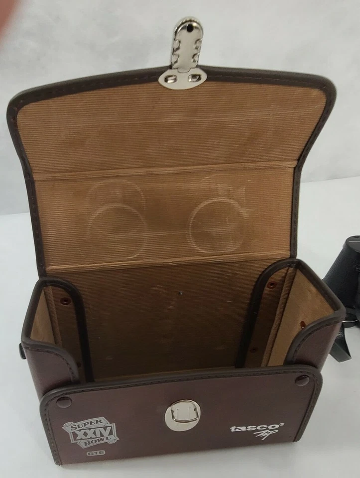 Tasco Binoculars 500ft/1000yd 7 x 35mm Zip Focus Wide Angle Super Bowl XXIV Case - Image 2 of 4