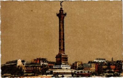 CPA PARIS 12e - Place de la Bastille et colonne de Julliet (76821)