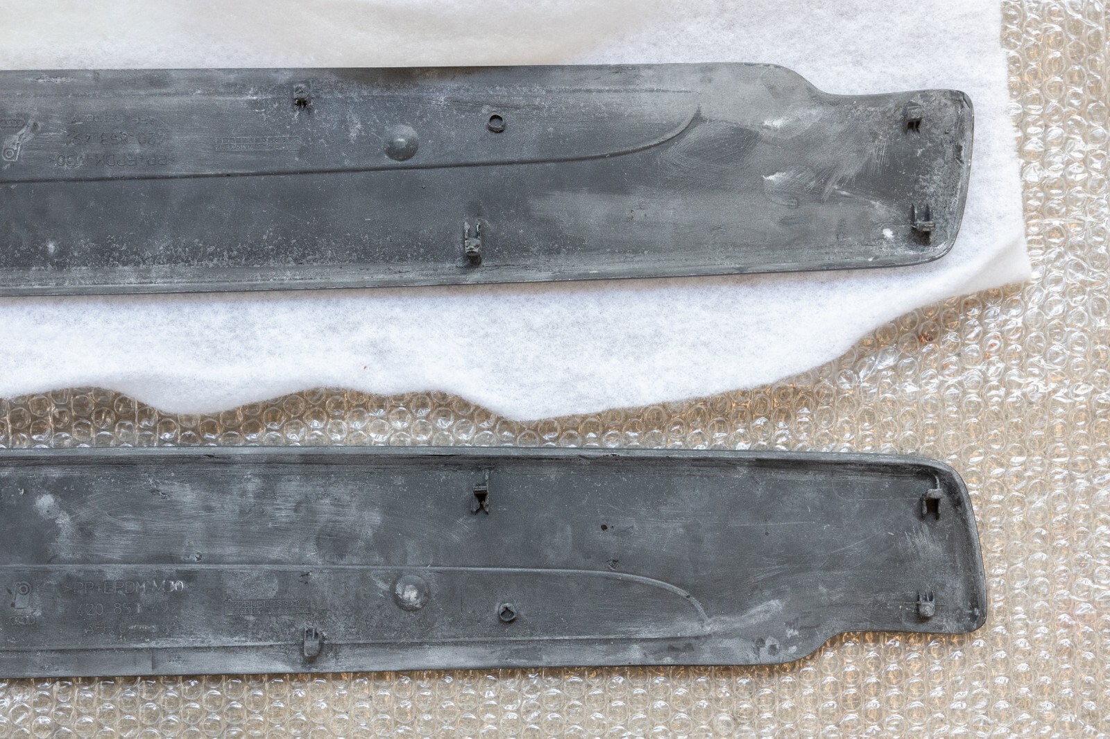 NOS PPI Design Carbon Fiber Threshold Plates for 2007-2015 Audi R8 Typ 42 Clips