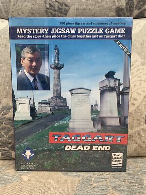 Taggart: Dead End Mystery Puzzle Spiel (550 Teile) Vintage 1993 versiegelt *