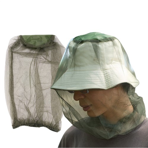 2pcs Beekeeper Mosquito Head Net Hat Insect Fly Mesh Faces Protectors Travel