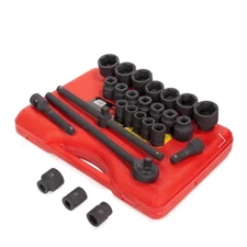 TRIUMPH 27pc 3/4” Dr Jumbo Impact Socket Set SAE & MM