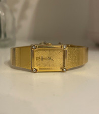 Vintage Seiko Gold Womens Watch - base metal stainless steel back 2E20-5520