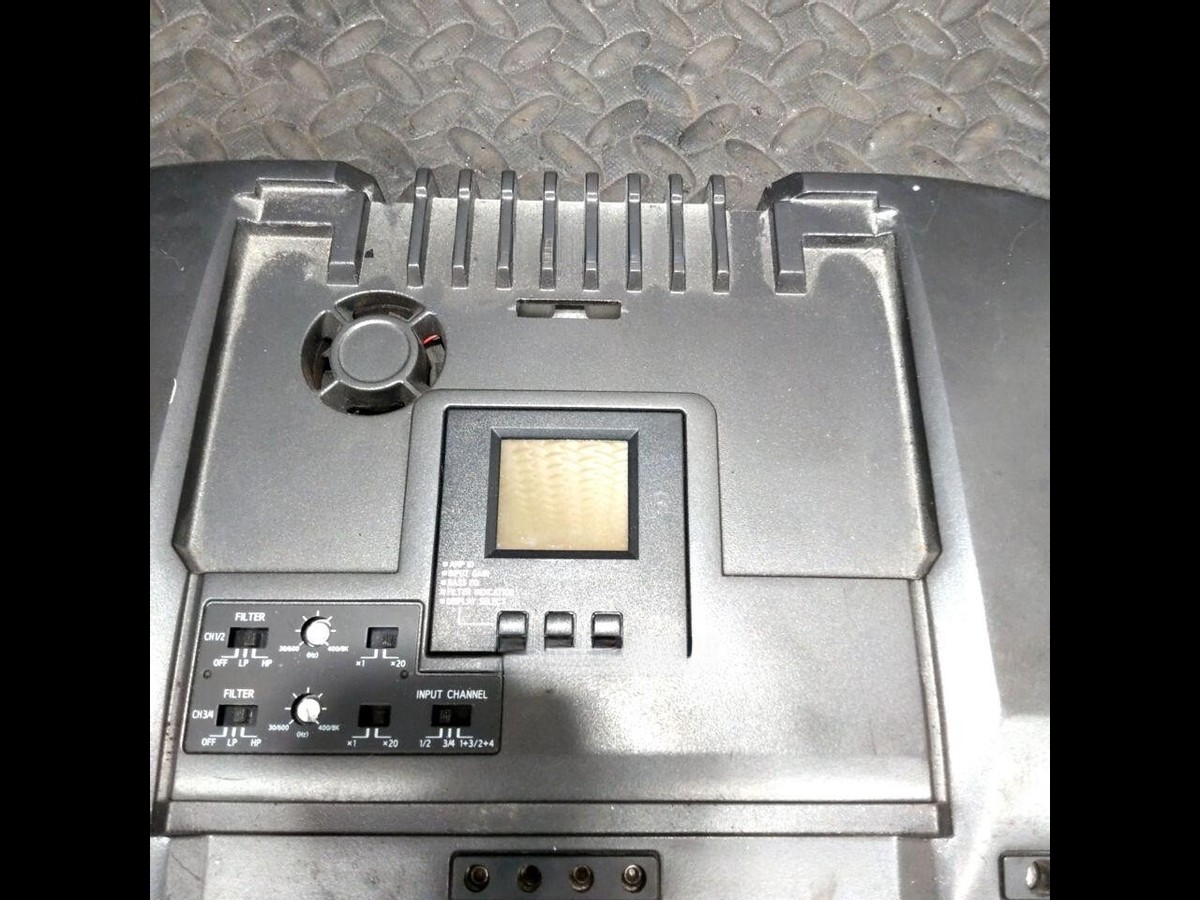 Alpine MRV-F345 Car Amplifer V12 4ch Power Amp - Operation