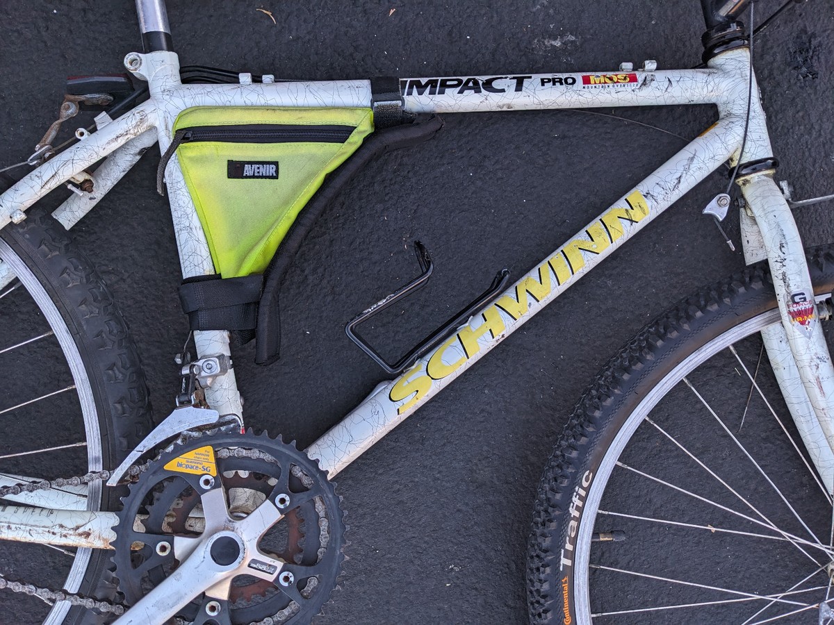 RARE Schwinn Impact Pro MOS Mountain Bike! 1991 Vintage Chrome