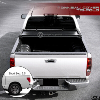 #ad For 2016 2024 Nissan Titan 5.5#x27; 66quot; Short Bed Tri Fold Soft Vinyl Tonneau Cover $182.00