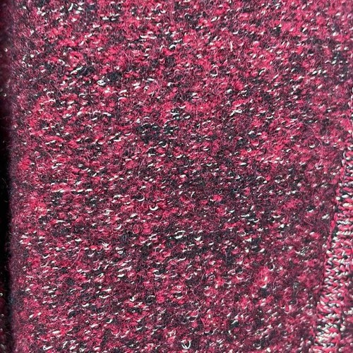 Jones New York Collection Cardigan Women's L Large Red Sparkly NWT Wool Ruffles - Picture 11 of 14